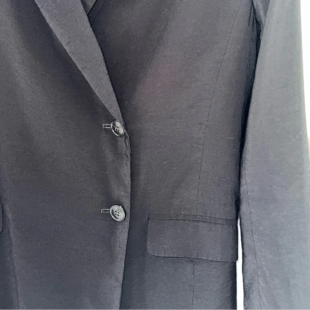 Madewell Jacket Relaxed‎ Fit Blazer in Softdrape True Black XS